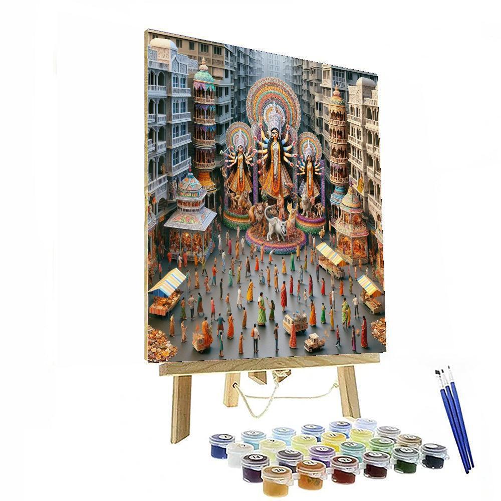 Durga Puja Festival Paint By Number