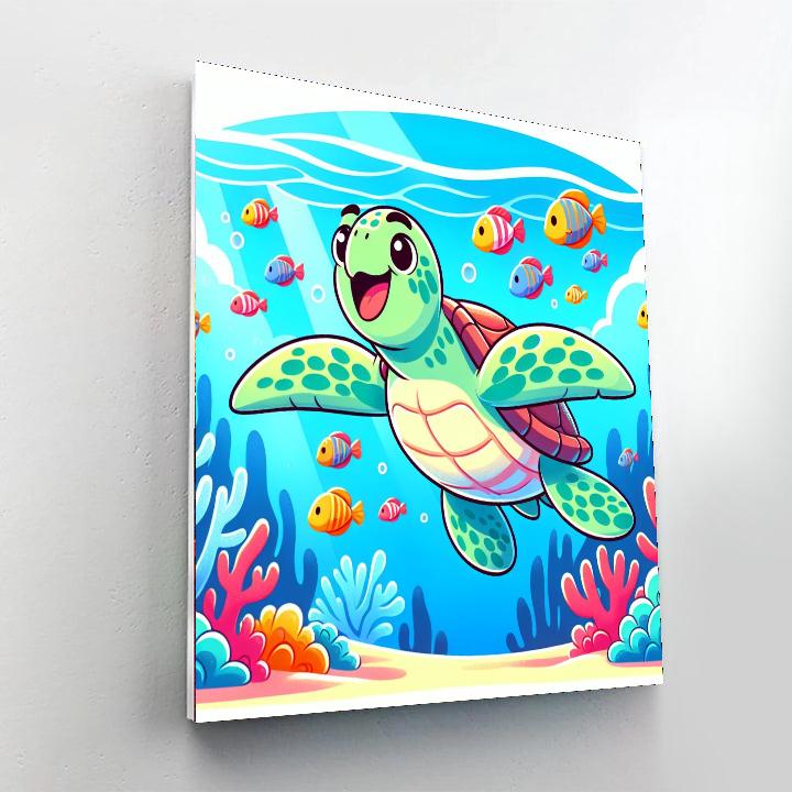 Cool Undersea Adventures Number Painting