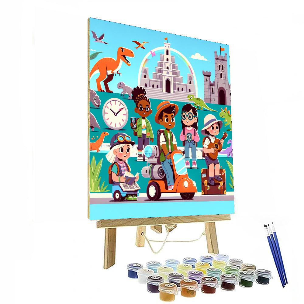 Time Traveler's Trail Numbered Painting Kits