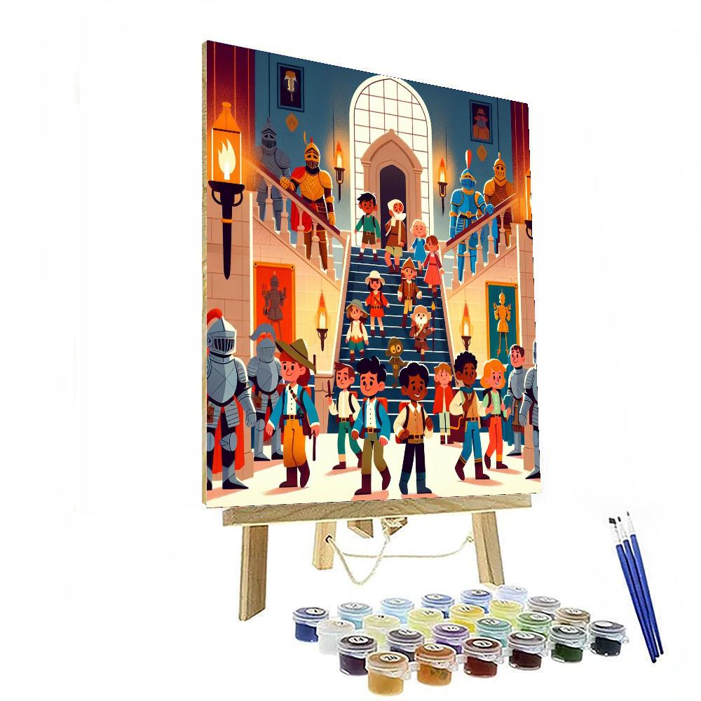 Dreamy Castle Quest Painting Number Kit