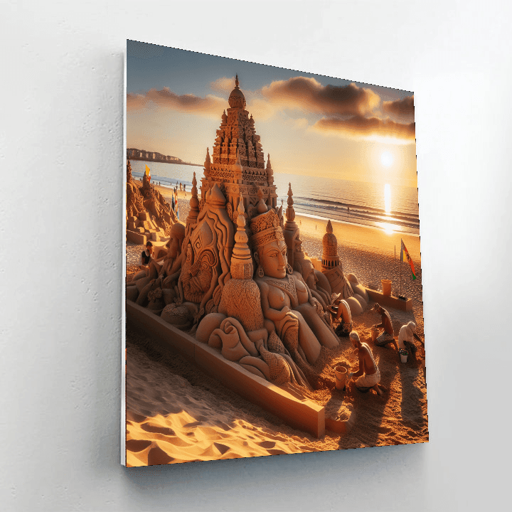 International Sand Sculpture Festival - Figueira Da Foz, Portugal Paint By Number