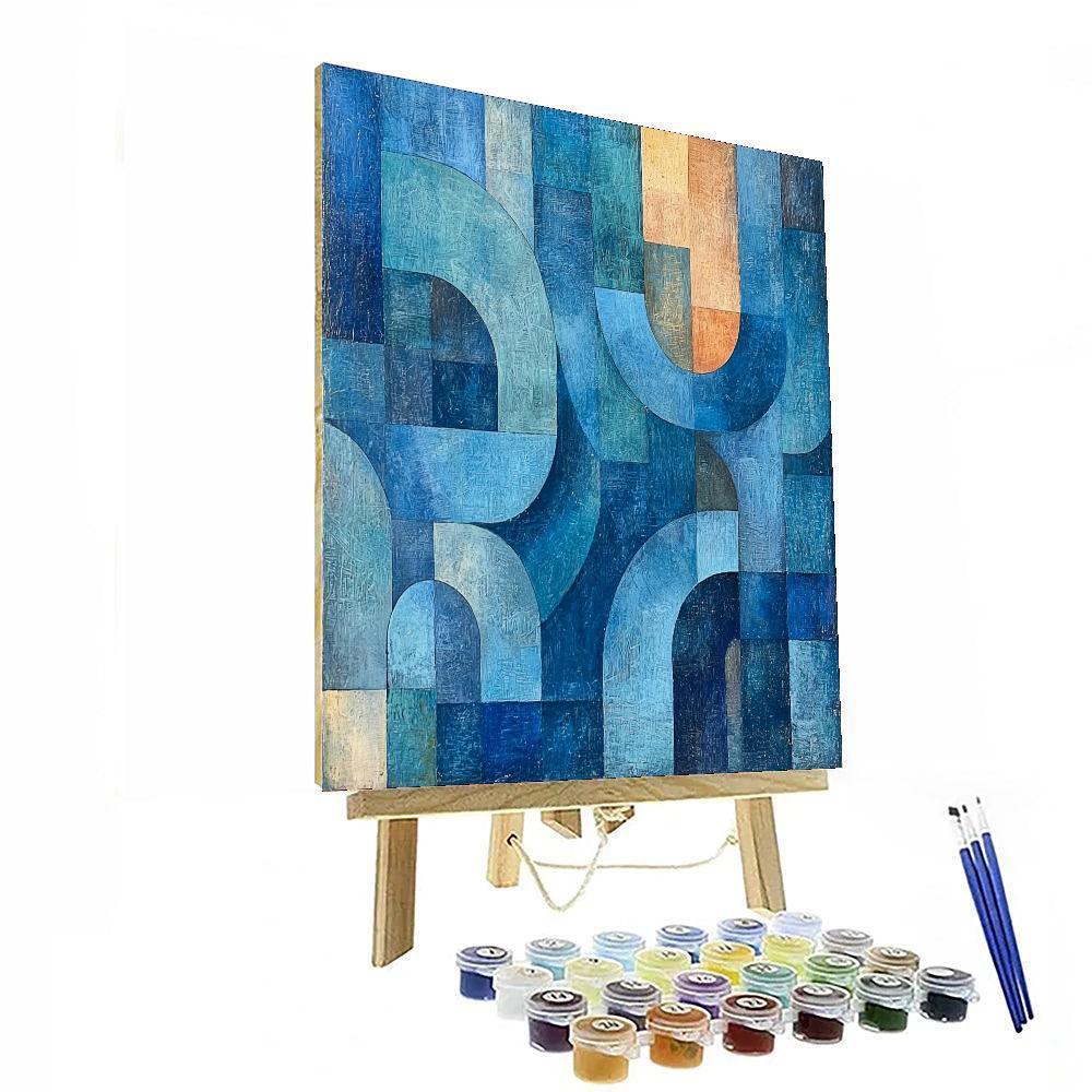 Paul Klee Inspired Harmonic Labyrinths  Paint By Numbers Art