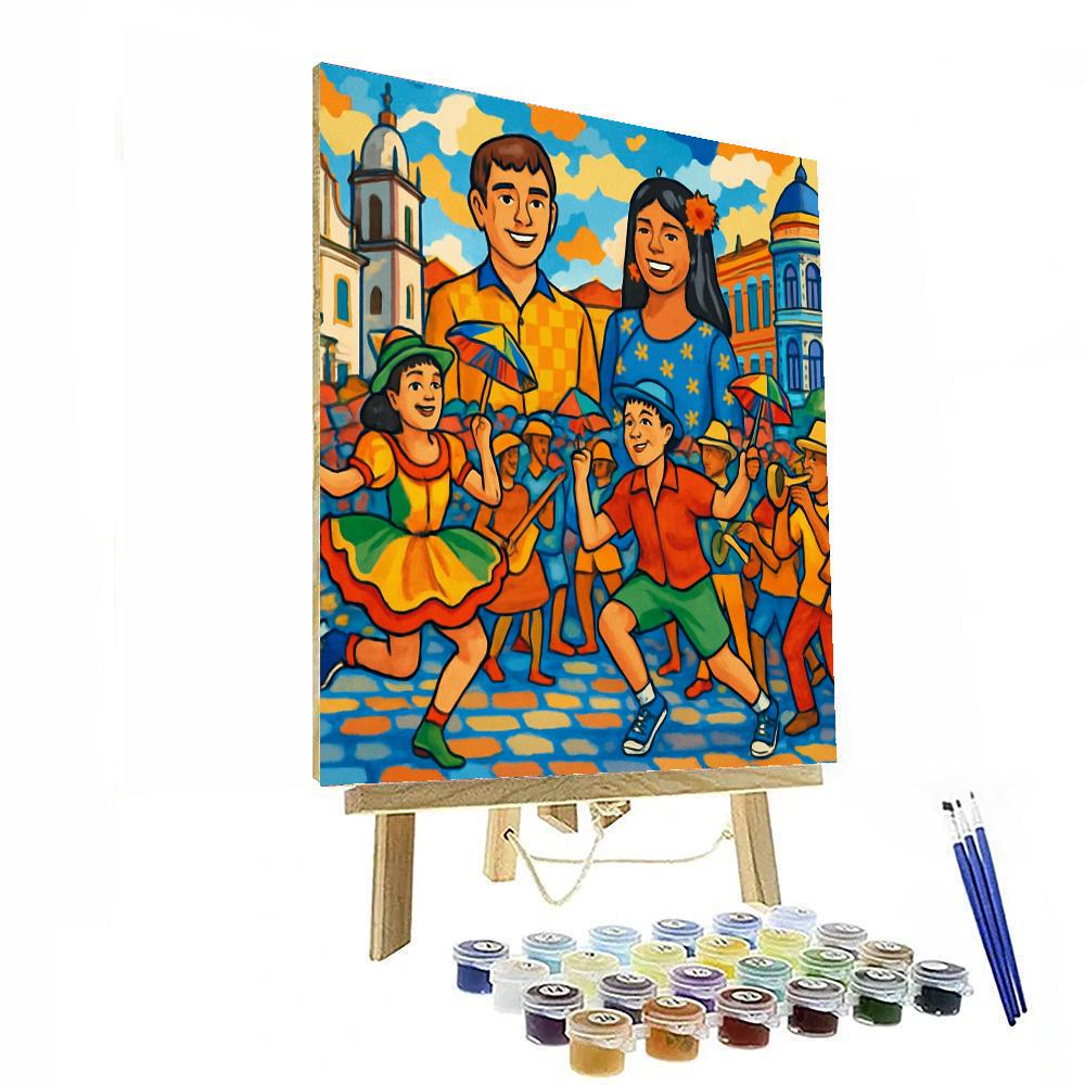Carnaval De Recife E Olinda - Recife And Olinda DIY Paint By Numbers