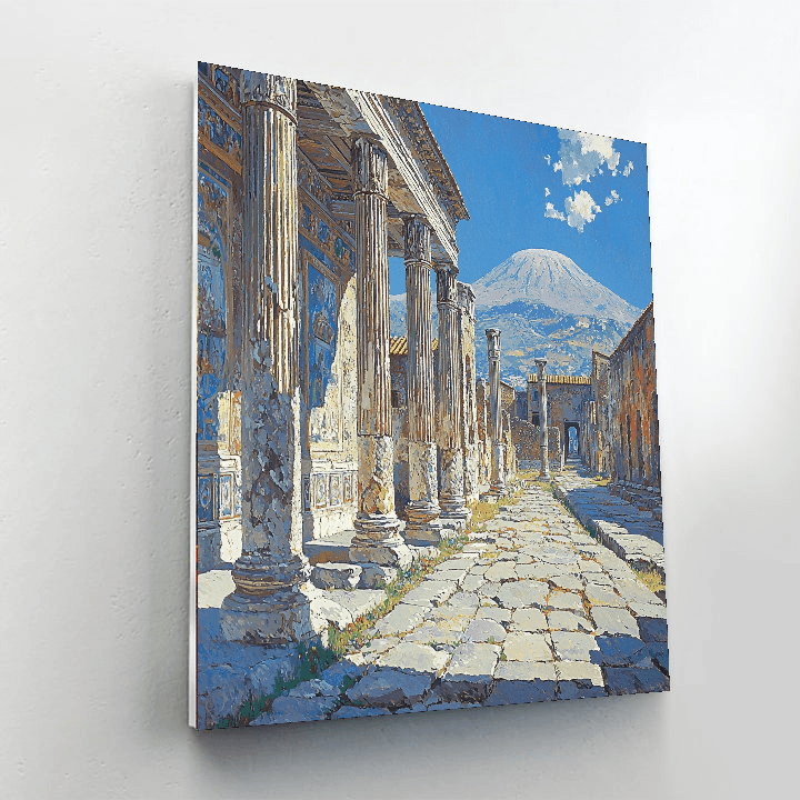Pompeii Ruins DIY Paint By Numbers