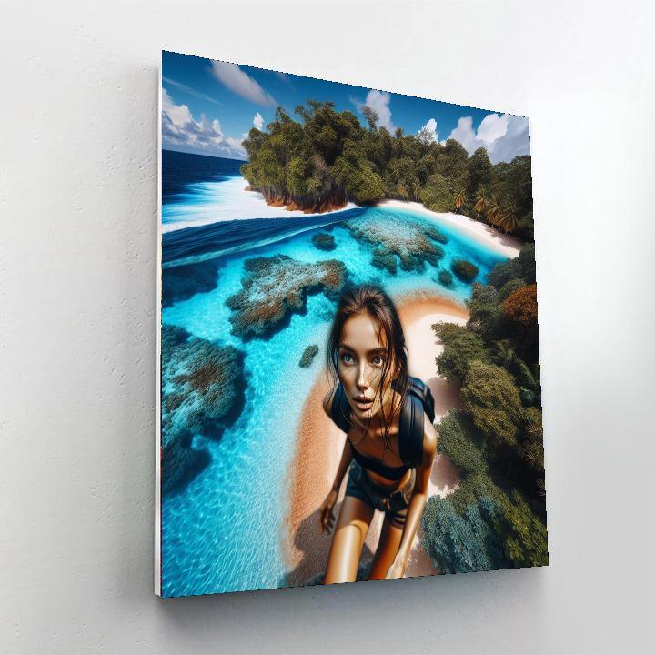 Moana's Island Spirit Painting By Numbers Kit