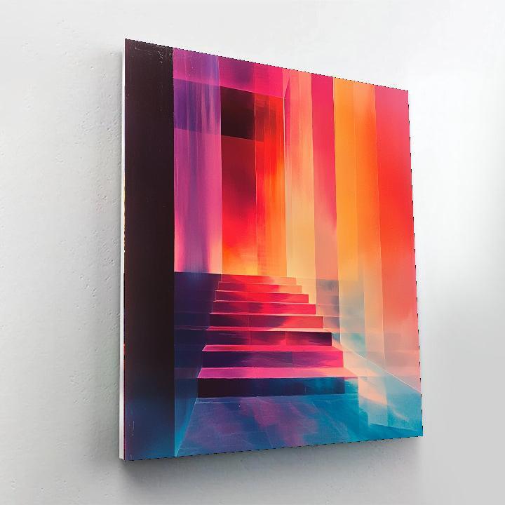 James Turrell Inspired Holographic Dreams In Motion  DIY Paint By Numbers