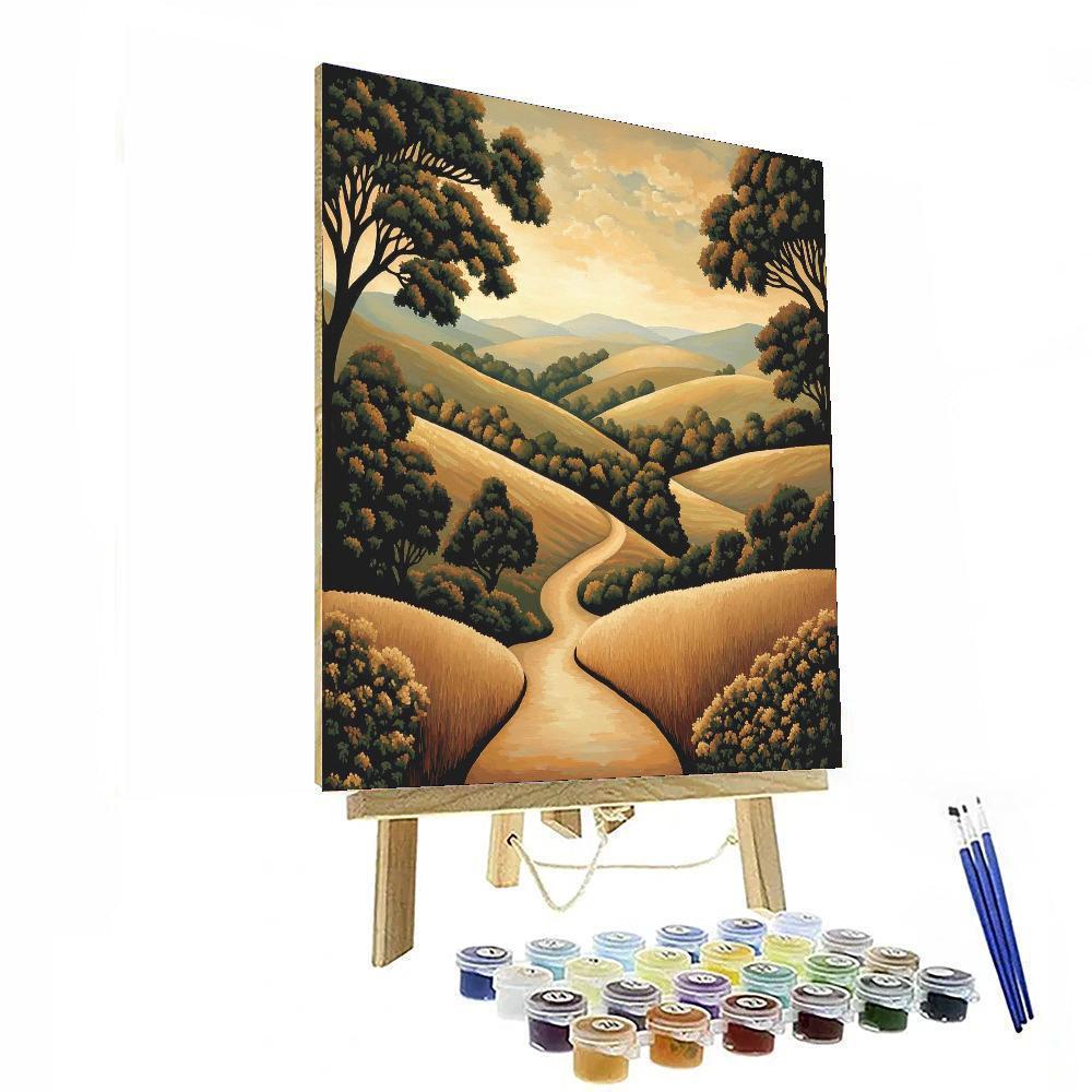 Nandalal Bose Inspired Timeless Earth  Painting Number Kit
