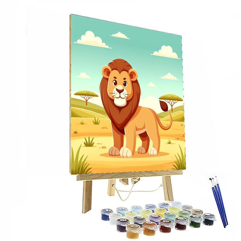 Noble Lion Pride Paint By Numbers Art