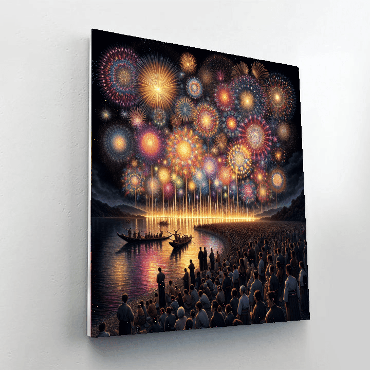 Omagari Fireworks Festival - Akita, Japan Number Painting