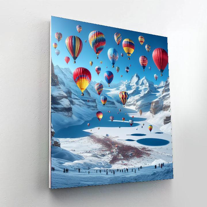 International Hot Air Balloon Fiesta - Switzerland Paint By Numbers Art