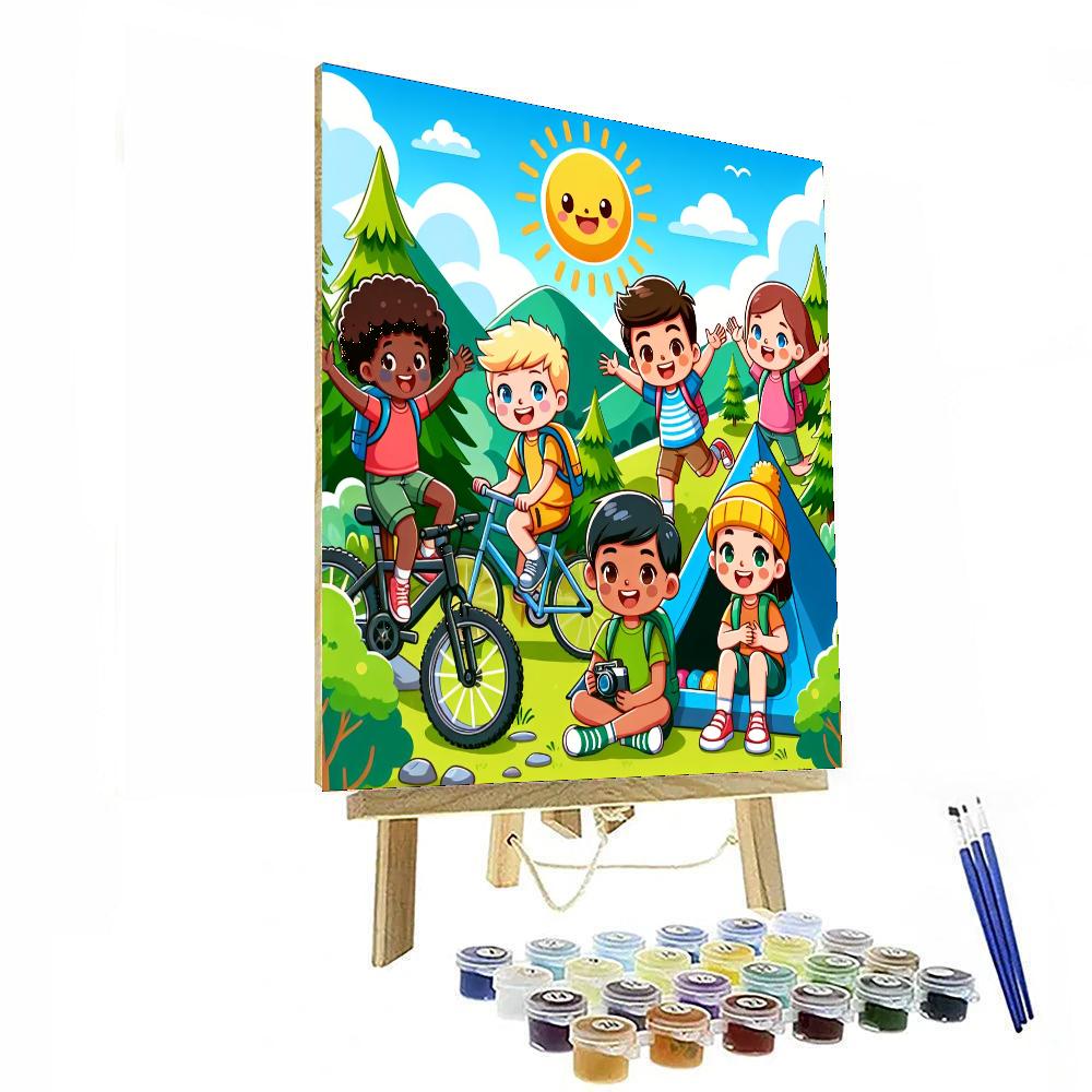 Outdoor Adventure Fun Paint By Numbers Art