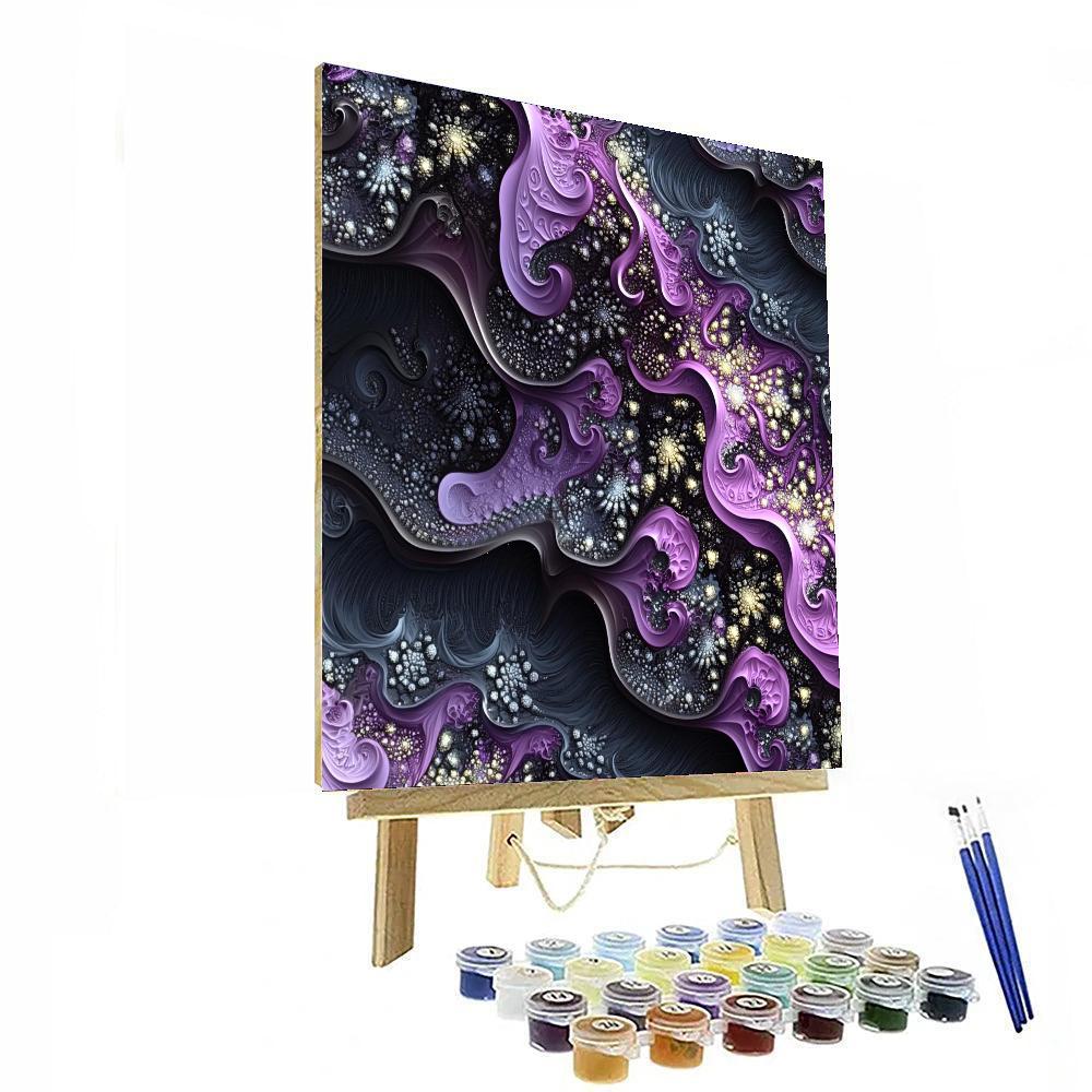 Caravaggio Inspired Fractal Echoes  Painting Number Kit