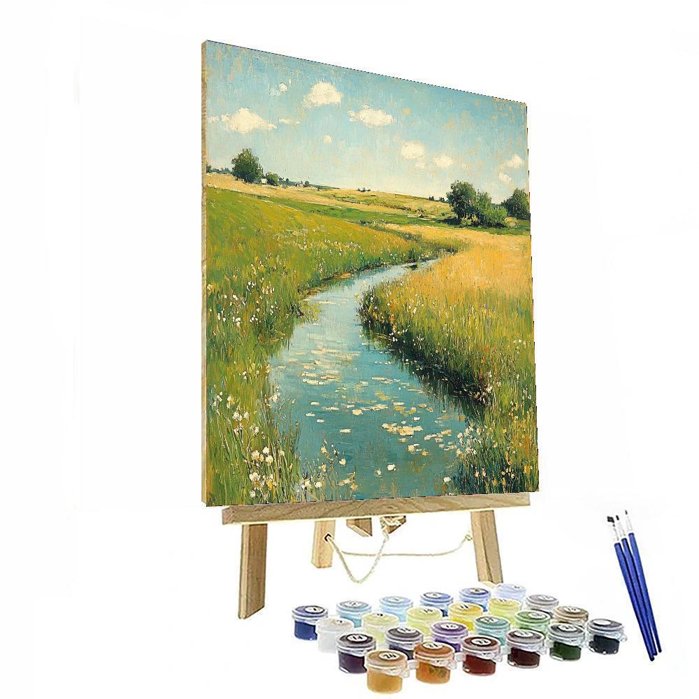 Edgar Degas Inspired Whispering Fields  Paint By Numbers Kits