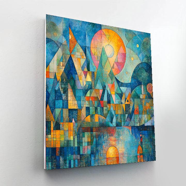 Paul Klee Inspired Symbolic Serenity  Paint By Number