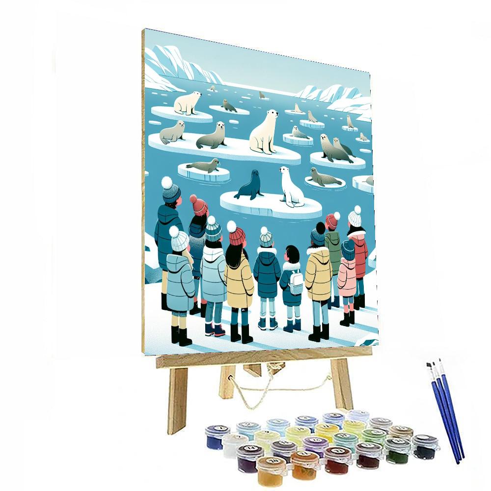 Artic Ice Cap Adventure Numbered Painting Kits