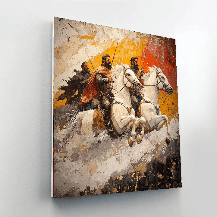 Courbet Inspired Historical Tapestry  Painting By Numbers Kit