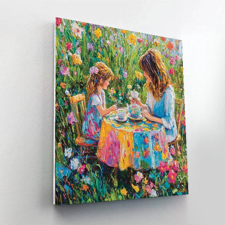 A Garden Tea Party Paint By Number