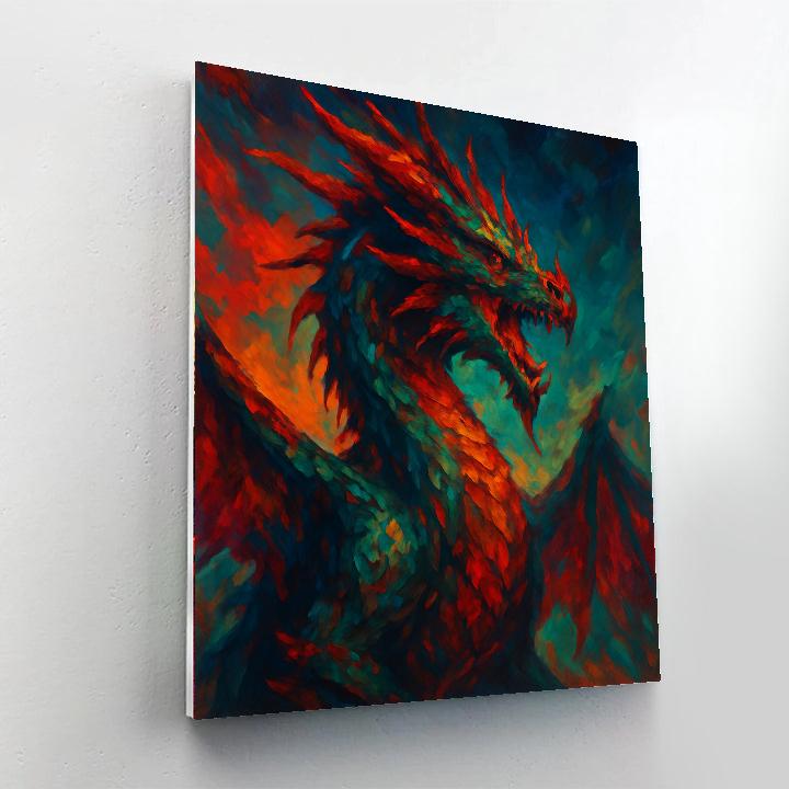 Dragon's Breath Paint By Numbers Art