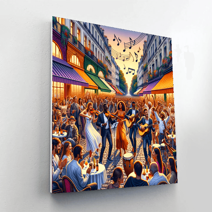 Fête De La Musique - Paris, France Number Painting