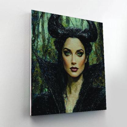 Angelina Jolie: Wielding The Mystique Of Maleficent Numbered Painting Kits