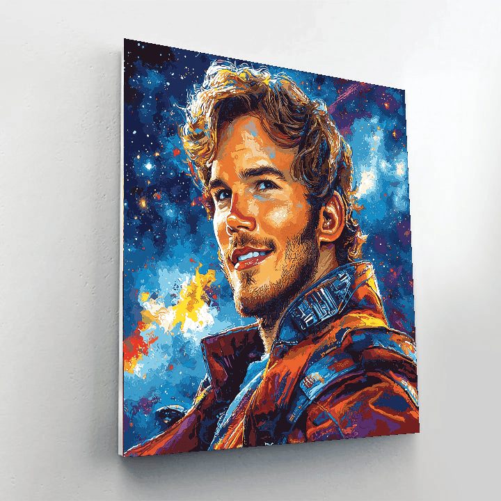 Chris Pratt: An Adventurous Journey From Parks To The Stars Painting Number Kit