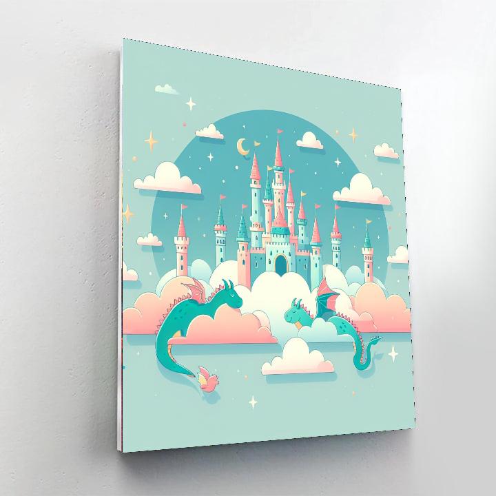 Sweet Dreams Cloud Kingdom Painting By Numbers Kit