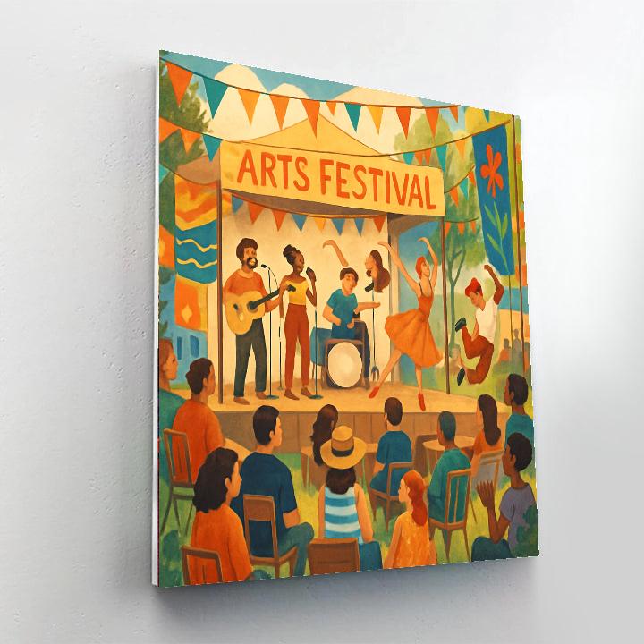 New Zealand International Arts Festival Painting Number Kit