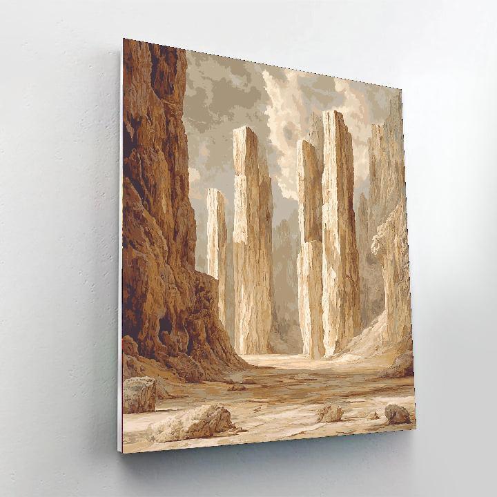 Michelangelo Inspired Ancient Mystery  Painting By Numbers Kit