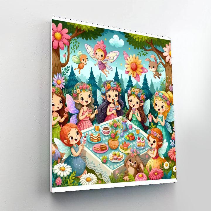 Fanciful Garden Party Paint By Numbers
