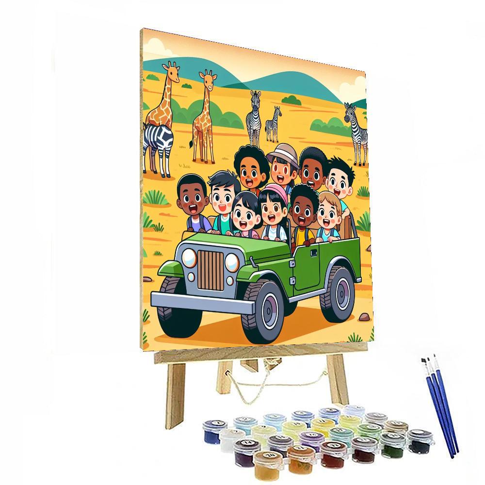 Wildlife Safari Quest DIY Paint By Numbers