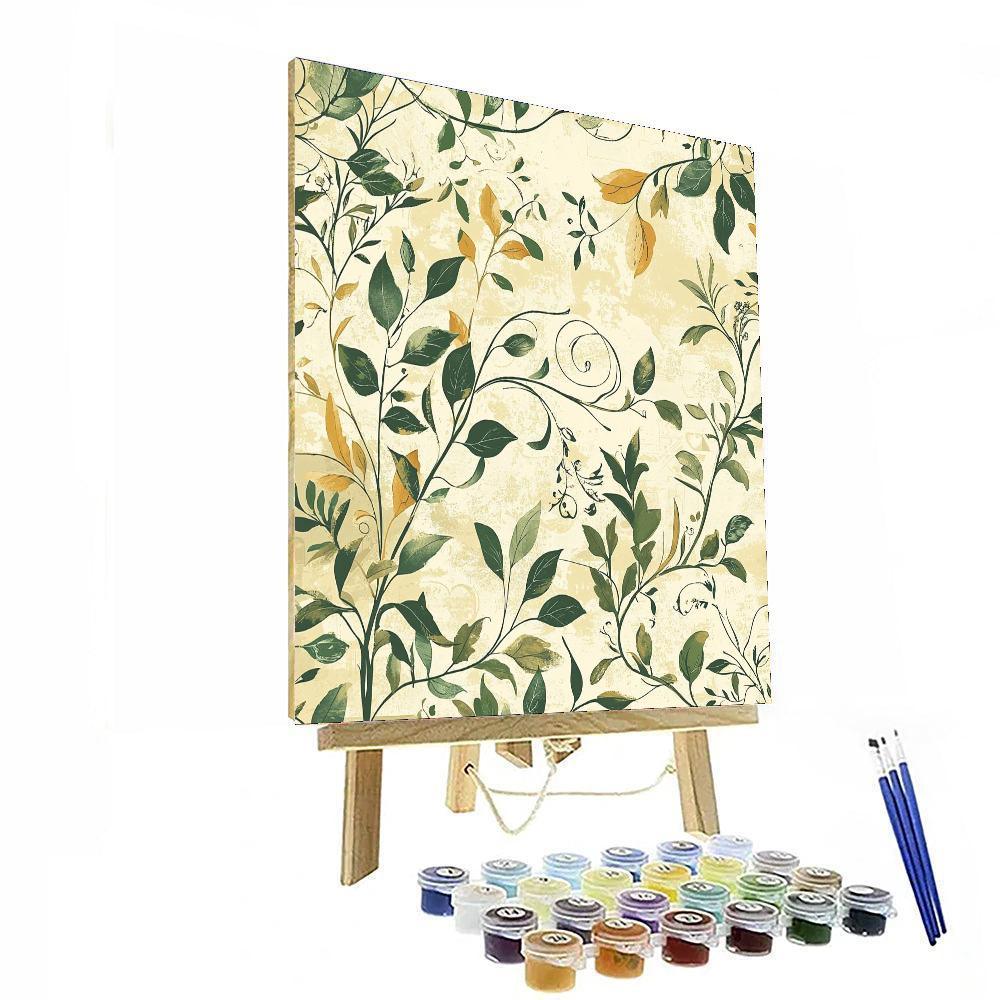 Leonardo Da Vinci Inspired Elysian Patterns  Numbered Painting Kits