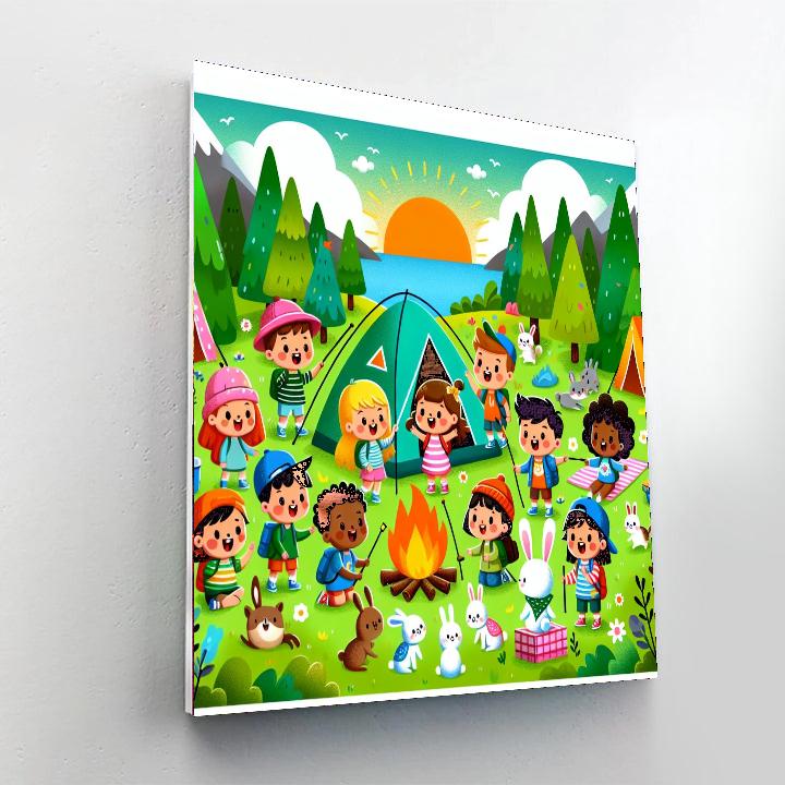 Adventure Camp Painting By Numbers Kit