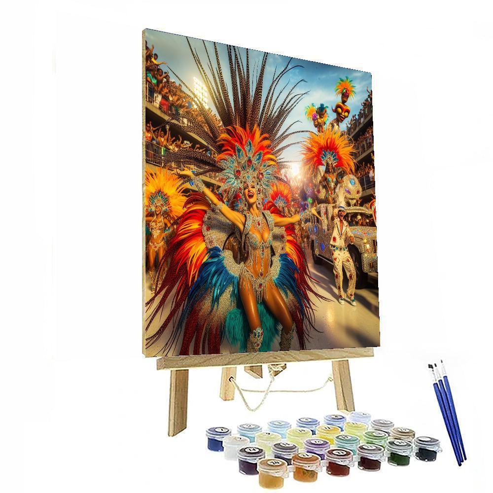Carnival In Rio De Janeiro - Brazil Paint By Number