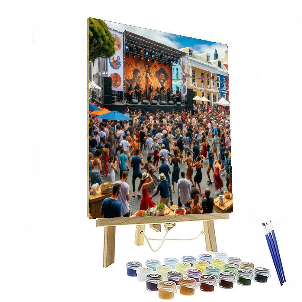 The Cape Town Jazz Festival Number Painting