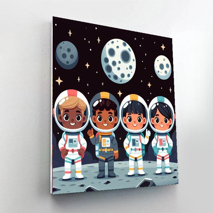 Moon Mission Paint By Numbers
