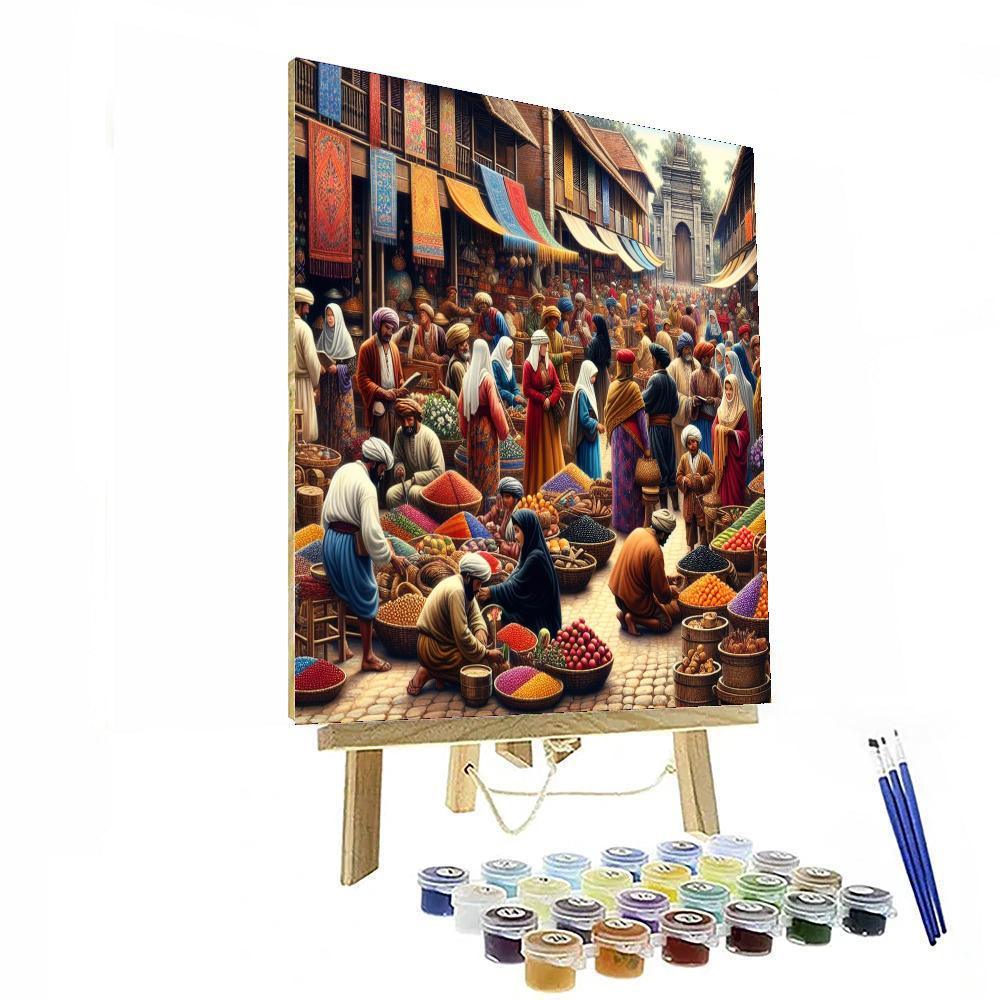 Renaissance Market Festival Paint By Numbers Kits