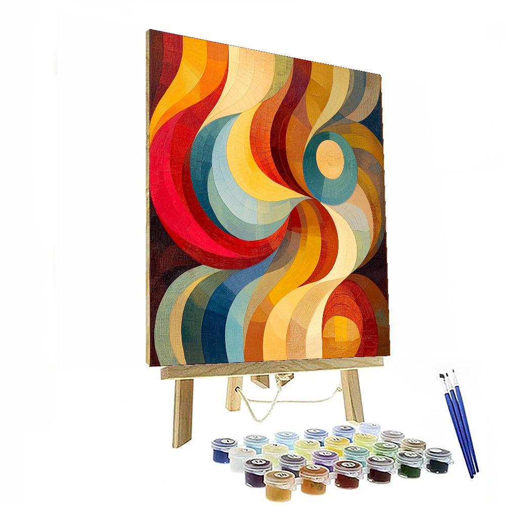 Paul Klee Inspired Whimsical Harmonies  Paint By Number