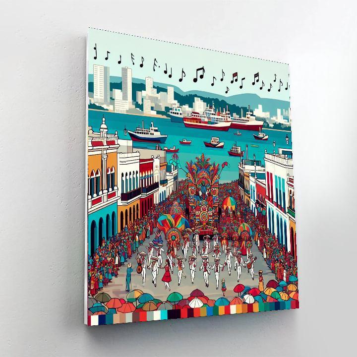 Carnaval De Veracruz - Mexico Paint By Color