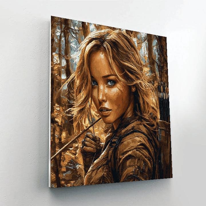 Jennifer Lawrence: Defying Gravity With Katniss Everdeen Paint By Numbers Kits