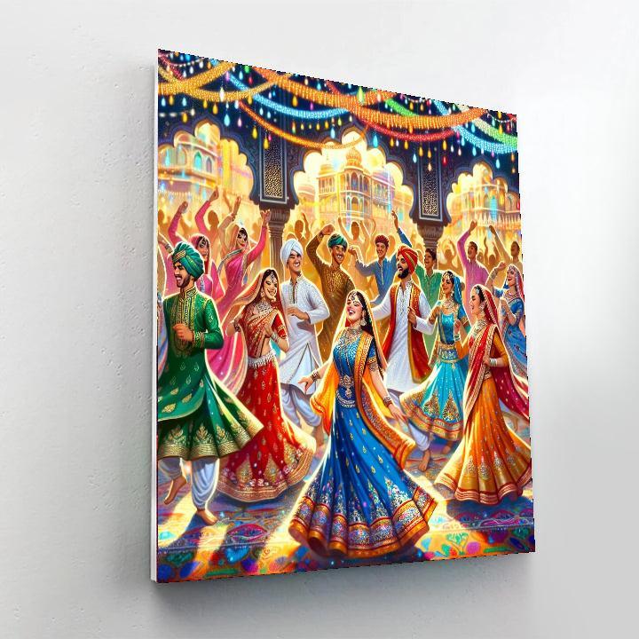 Cultural Indian Celebration Painting Number Kit