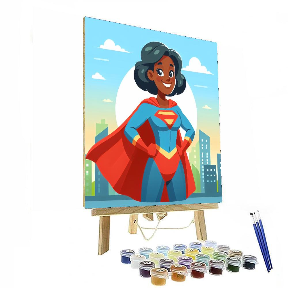 Friendly Neighborhood Superhero Painting By Numbers Kit