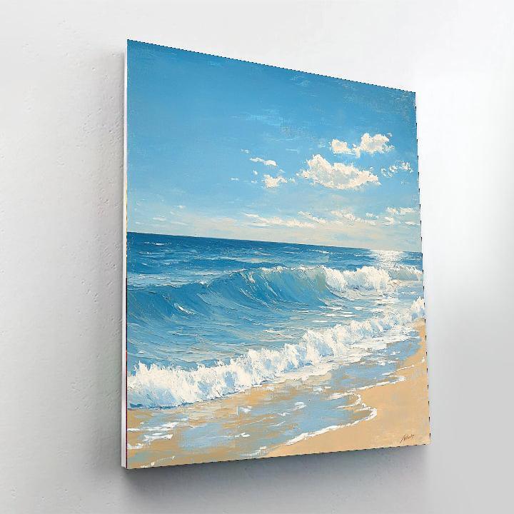 Winslow Homer Inspired Ocean's Tranquility  Painting By Numbers Kit