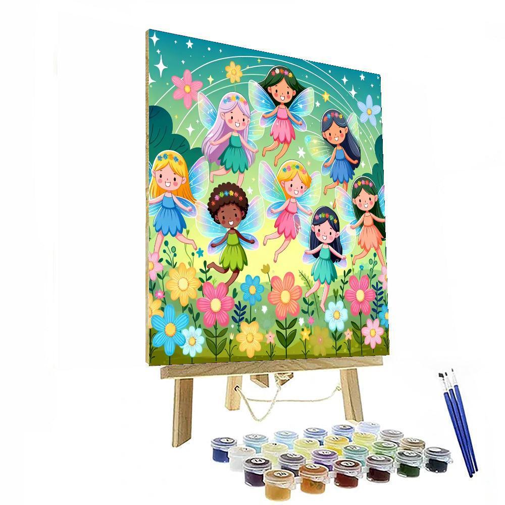 Fanciful Fairyland Frolic Painting Number Kit