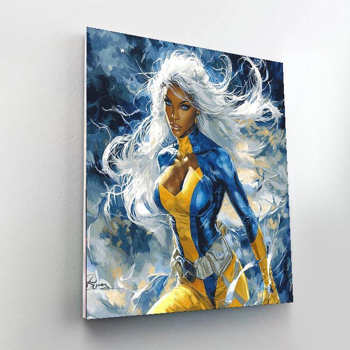 Halle Berry: The Unbreakable Spirit Of Storm Numbered Painting Kits