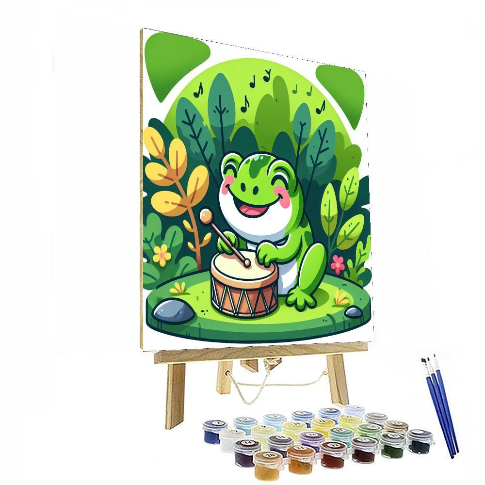 Frog's Rainforest Rhythm Paint By Color