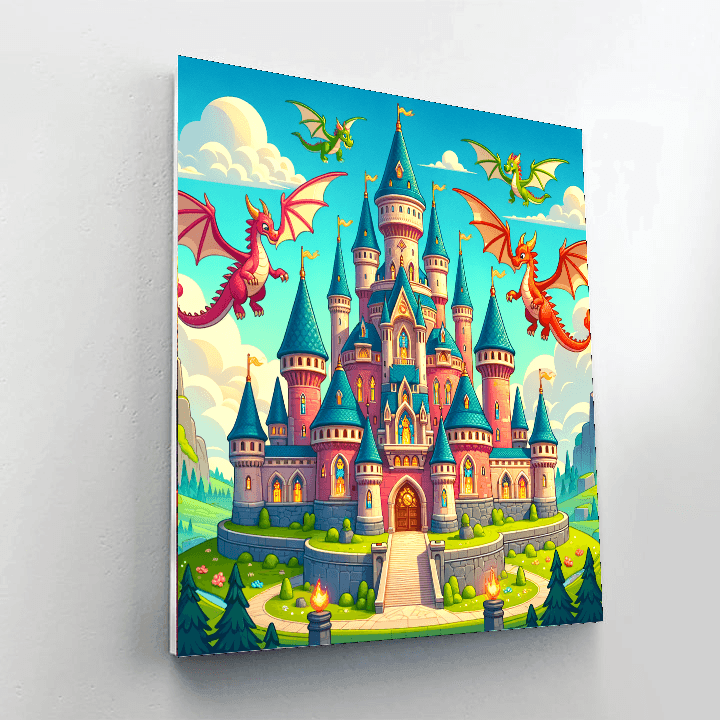 Magic Castle Quest DIY Paint By Numbers