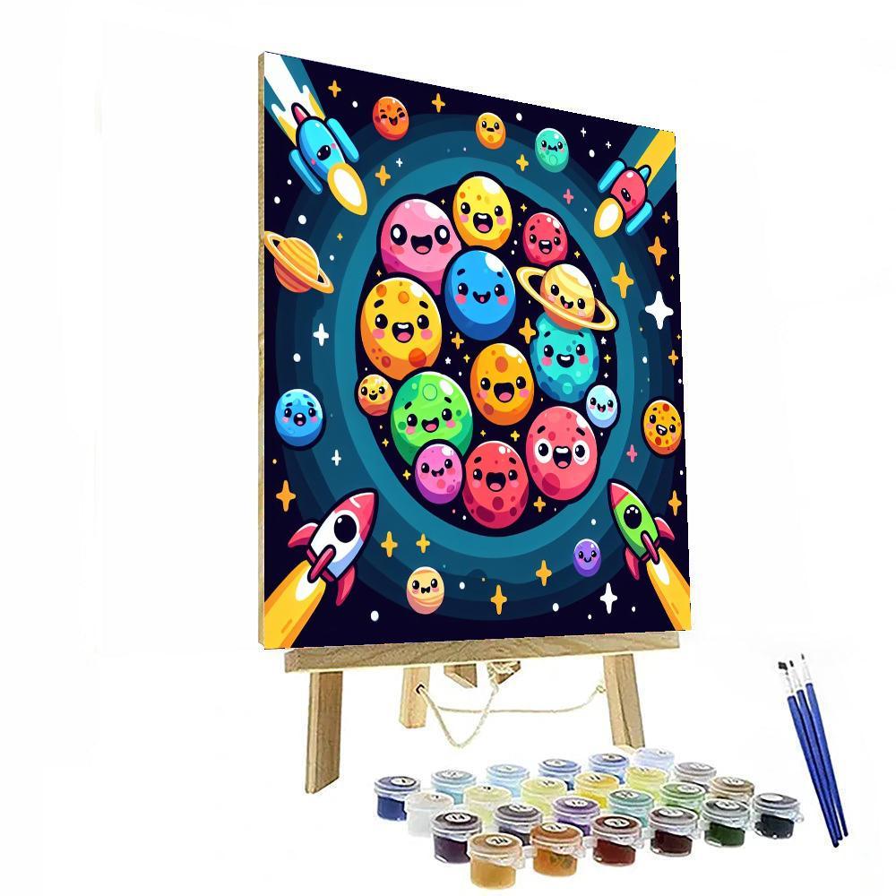 Charming Cosmos Paint By Color