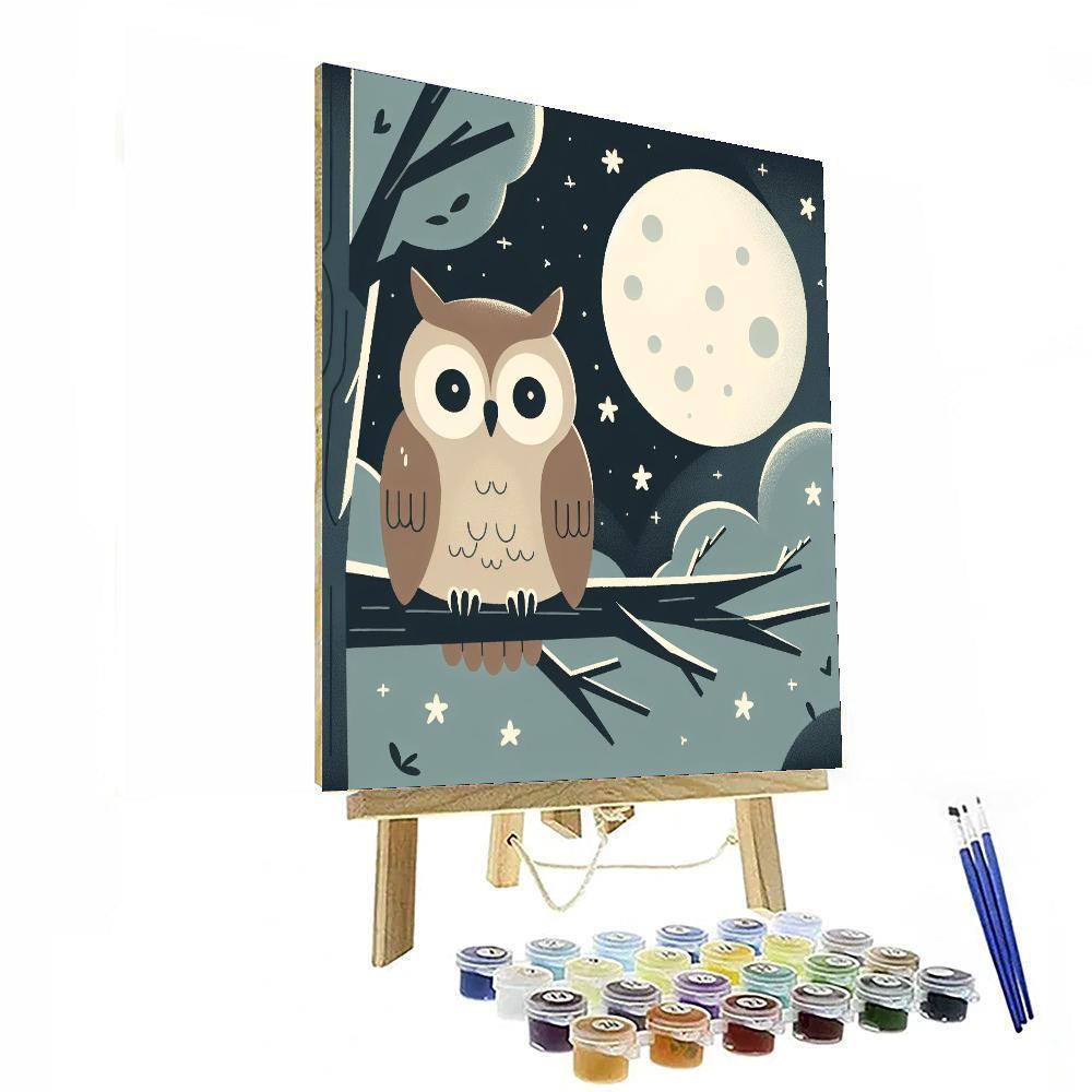 Mystic Owl Watch Paint By Numbers Art