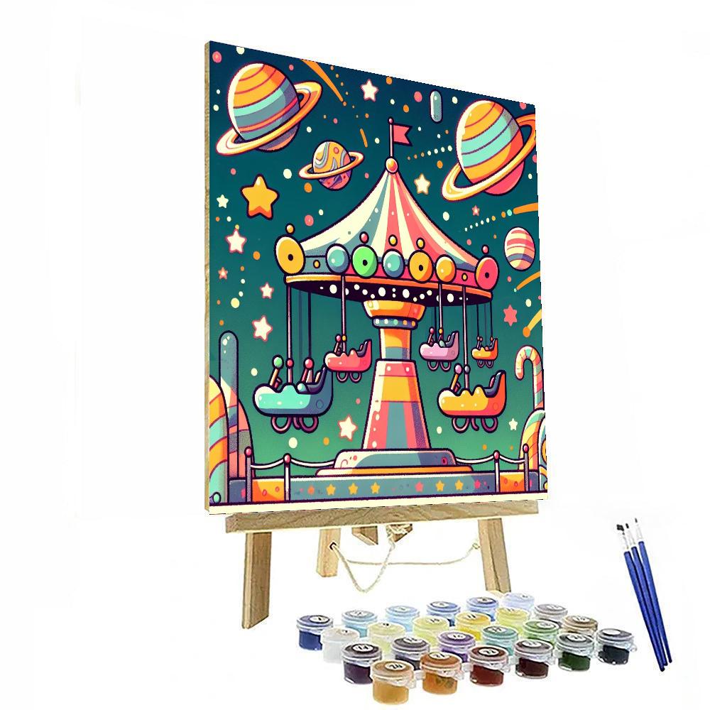 Celestial Carnival Celebration Paint By Numbers Art
