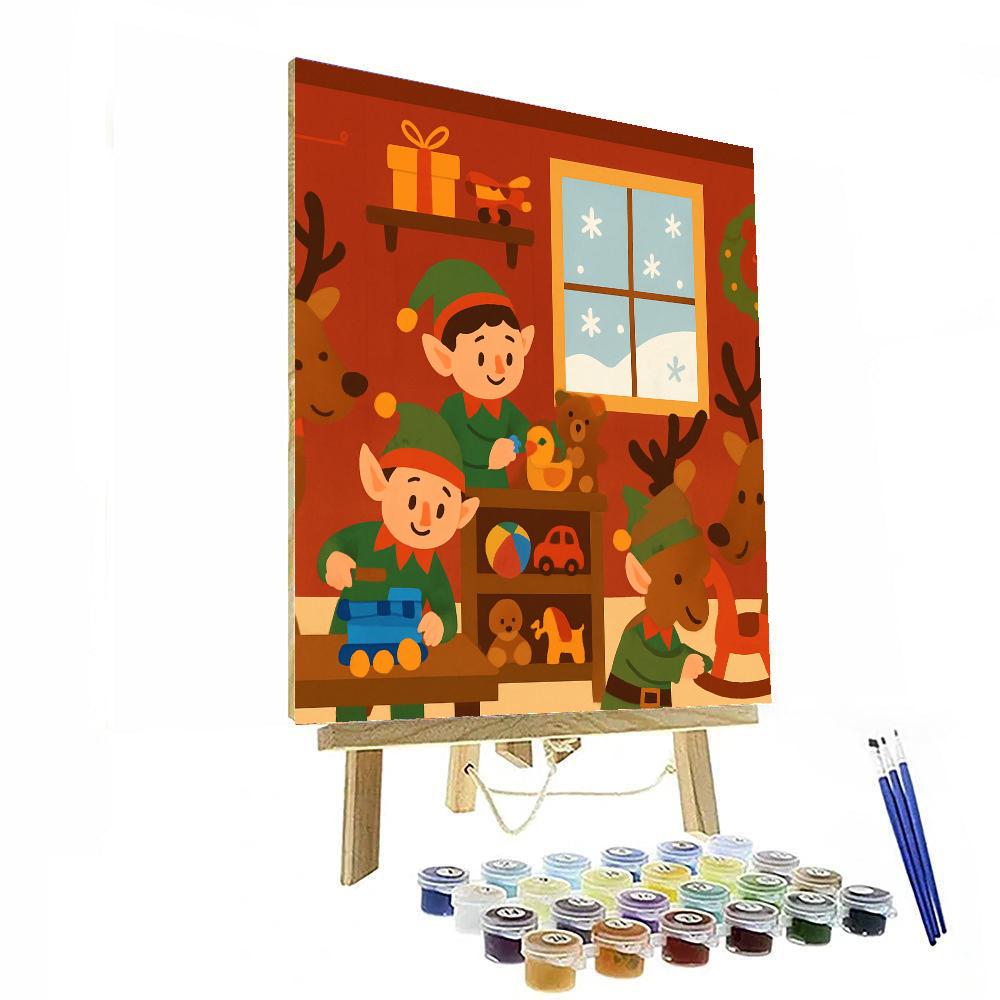 Winter Wonderland Workshop Painting By Numbers Kit